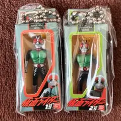 【匿名配送】仮面ライダー ソフビパッケージチャーム 1号 2号 まとめ売り