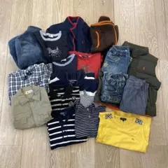 キッズ服セット Ralph Lauren ダウンベスト付き　120男の子