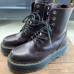 usedドクターマーチン☆JADON☆8ホールブーツ24センチ☆エンジ