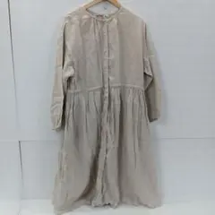 4.1◎S663P◎サマンサモスモス◎シャツワンピース◎麻100%◎F