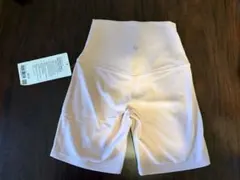 ルルレモン Align ハイライズリブパンツ 24インチ シャイン アイボリー 
