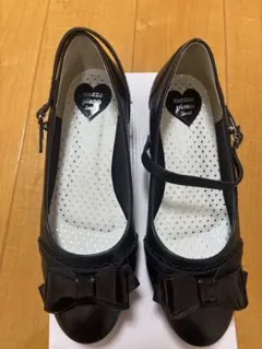 mezzo piano 黒 フォーマルシューズ Ｌ24 24.5 卒業式　発表会