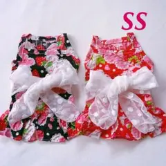 小型犬服★SS★レースリボン付き♡フリルキャミ【Y03】