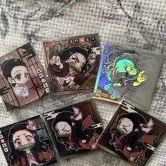 鬼滅の刃 ホログラムステッカー 6枚セット