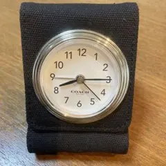お値下げ中！コーチ　COACH トラベルクロック　置き時計　アラーム　アナログ