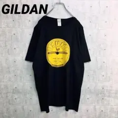 x0151 ギルダン Tシャツ 黒 XL ビックプリント