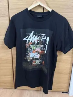 Stussy ブラック Tシャツ Sサイズ