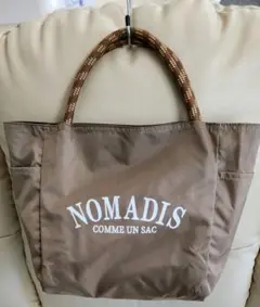 お値下げ‼️新品未使用 NOMADIS バッグ ベージュ 別注】＜NOMADIS＞SAC2 WIDE トートバッグ（トートバッグ