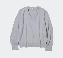 UNIQLO ウォッシャブルコットンVネックセーター(長袖)