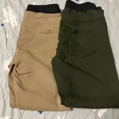 ストレッチゴムウエスト　男児ズボン 2色セット