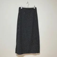 VICKY スカート ドット プリーツスカート ロングスカート