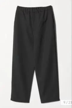 H ウーステッド ヴェイカントイージーパンツ H BEAUTY&YOUTH黒 L