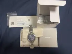 腕時計 クロノグラフ 電波ソーラー SEIKO SBPY163 ブルー 付属品有
