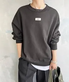 スピックアンドスパン バックロゴスウェット