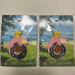 ポケモンセンター カガワ 香川　限定 ヤドン ピカチュウ ロゴピンズ　2個