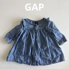 GAP ギャップ ベビー 子供 デニム ワンピース チュニック 3-6ヶ月