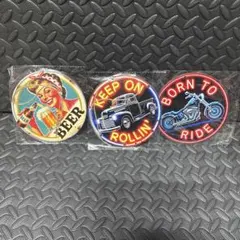 ビール・クラシックカー・バイク コースターセットのサムネイル