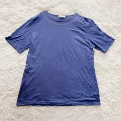 ゴールデンベア　半袖Tシャツ　カットソー　ブルー　LL 綿　レーヨンのサムネイル