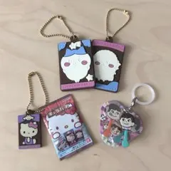 お菓子　ガチャ　ミニチュア　めじるしアクセサリー　キャラパキ　ぺこちゃん