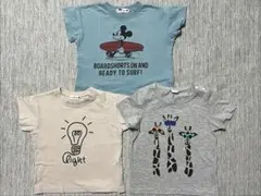 【90cm】半袖Tシャツ 3枚セット branshes ミッキー 夏服のサムネイル