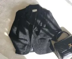 Mプルミエ ツイードジャケット サイズ2