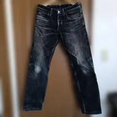 ウエストライド　ブラックデニム