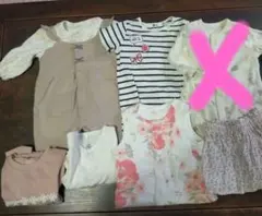 女児　ベビーロンパース　他　6点