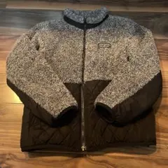 KRIFF MAYER ボア素材ジャケット グレー/ブラック