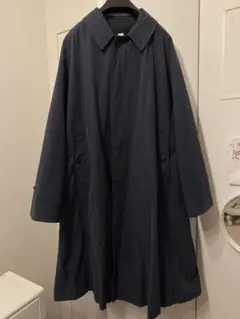 【LE / エルイー】 C/P ギャババルカラーコート 墨黒　ブラック サイズ1