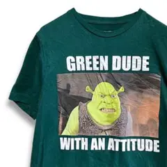 BKNH ムービー Tシャツ 古着 緑 シュレック キャラ アニメ 映画 海外