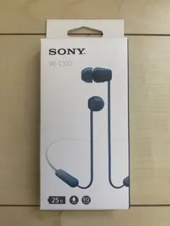 SONY WI-C100 ワイヤレスイヤホン ブルー