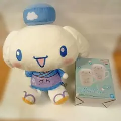 サンリオキャラクターズ フタ付きマグカップ& BIGぬいぐるみ シナモロール