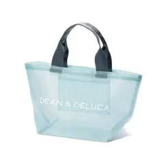 DEAN & DELUCA メッシュトートバッグ ミントブルー Sサイズ