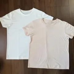 無印良品 Tシャツ2枚セット！白、ピンクのサムネイル