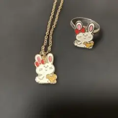 特別価格サンリオキャラクター バニー＆マッティ ネックレス指輪セットのサムネイル