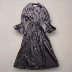 ヌキテパ ne Quittez pasスキッパー ピンタック ワンピース ne Quittez pas / ヌキテパ WAIST GATHER DRESS（ワンピース