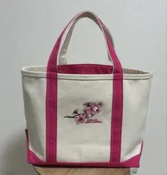 L.L.Bean エルエルビーン　桜刺繍　トートバッグ
