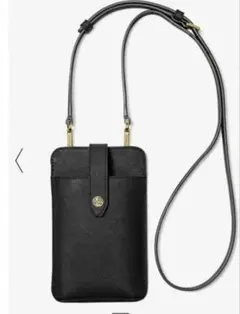 MICHAEL KORS ブラック ショルダーバッグ　スマホ