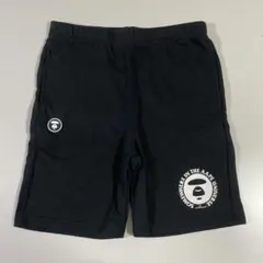 【美品】A BATHING APE APUNVS ハーフパンツ ブラック Mのサムネイル