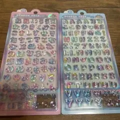 【正規品】ボンボンドロップシール　文字　2点セットひらがな、えいもじ