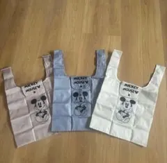 ミッキーマウス エコバッグ3点セット