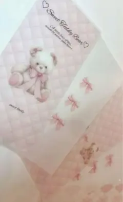 savingリフィル 5枚 韓国風 ベア ピンク