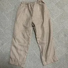 URBAN RESEARCH DOORS チェック柄ロングパンツ 120