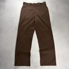 90s ディッキーズ874 USA製 ブラウン TALONジップ W38 - メルカリ