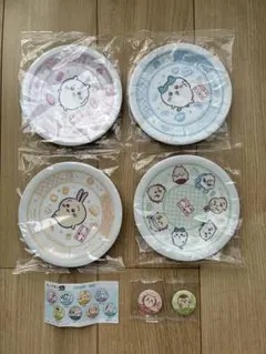 ちいかわ　くら寿司　寿司皿　缶バッジ