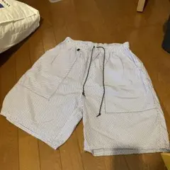 Stussy ステューシー ストライプ ショートパンツ ホワイト ビーチ