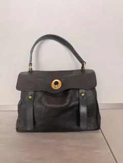 良品✨ サンローラン ミューズトゥ ハンドバッグ 黒 ロゴ金具 トップハンドル 良品✨ サンローラン ミューズトゥ ハンドバッグ 黒 ロゴ金具 トップ