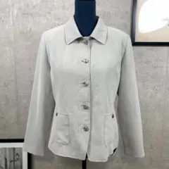 【美品】CHIKAGE ジャケット L相当 グレー 無地 長袖