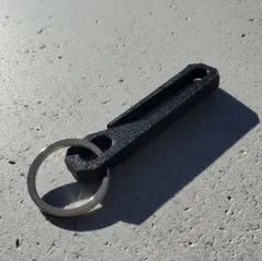 【Arc Unit】タクティカル クリップ キーホルダー 黒 キャンプ EDC