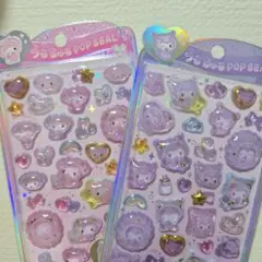 うるちゅるポップシール クロミ マイメロ